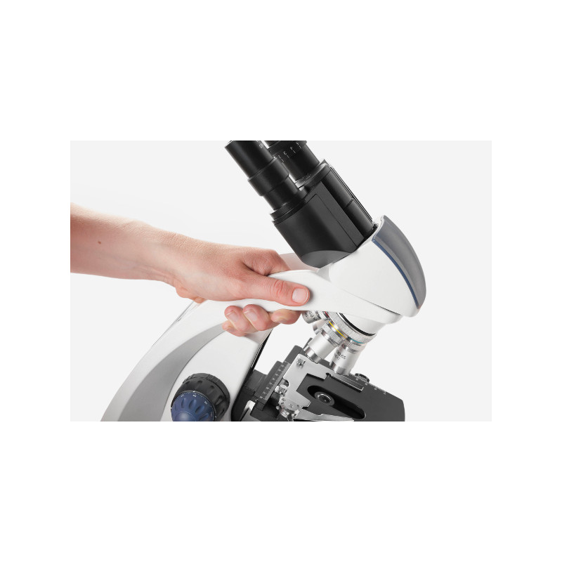Euromex Microscoop Mikroskop BioBlue, BB.4240, mono, DIN, semiplan, 40x-600x, 10x/18, LED, 1W