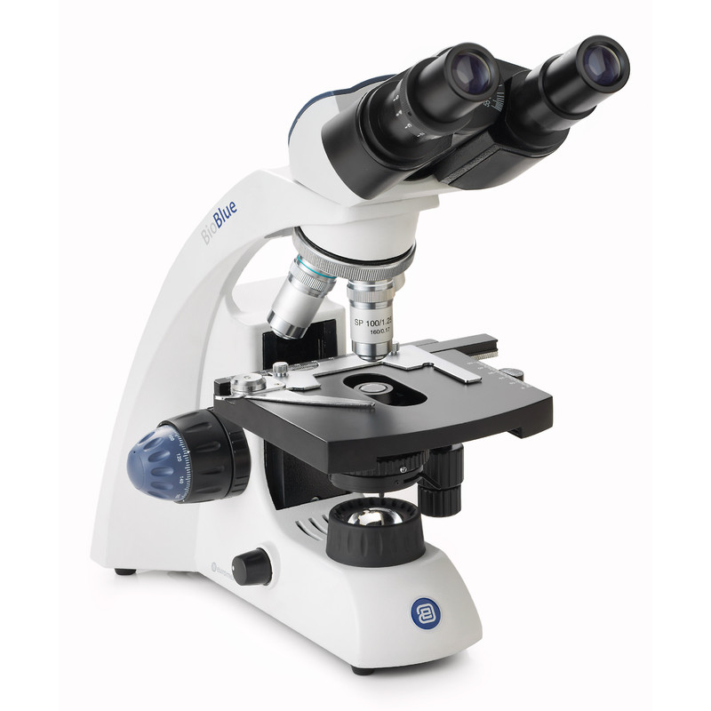 uren Bærbar salon Euromex Microscope Mikroskop BioBlue, BB.4263, bino, DIN, semiplan, 40x-600x,  10x/18, NeoLED, 1W