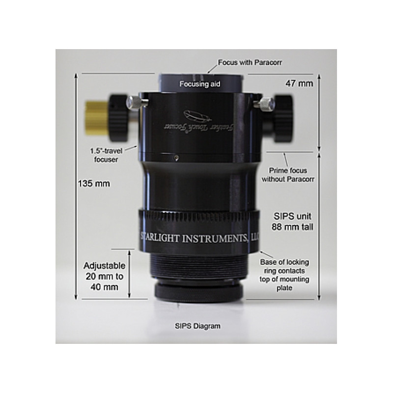 Starlight Instruments Enfocador Sistema de corrección de coma SIPS Paracorr