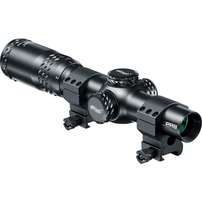 Walther Mira telescópica PRS 1-6x24, incl. herrajes Picatinny