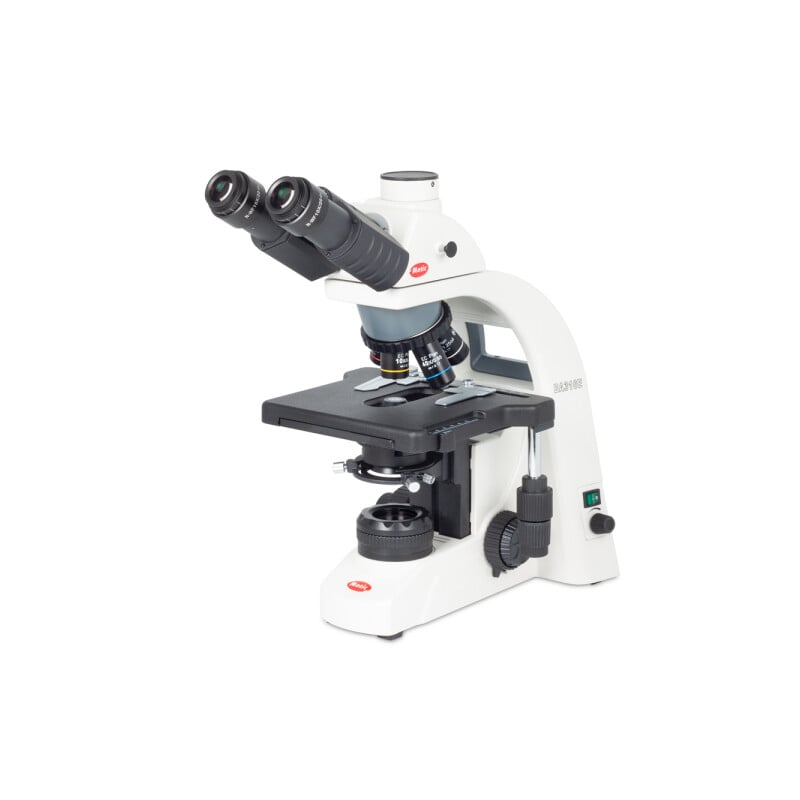 Motic Microscoop BA310E, trino, BF, infinity, EC-plan, achro, 40x - 1000x, Hal. 30W, LED (opt.)