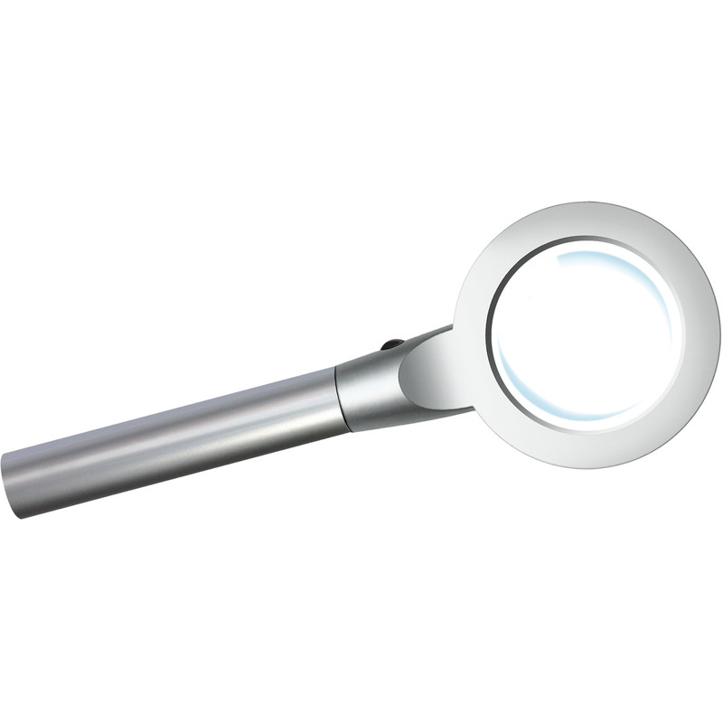 Bresser Magnifying glass 2.5X, 55mm LED magnifier