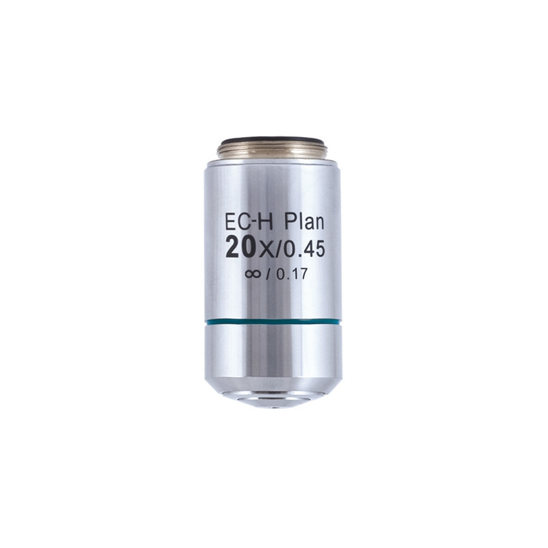 Motic Objetivo CCIS plano acromát. EC-H PL 20x/0,45 (AA=0,9 mm)