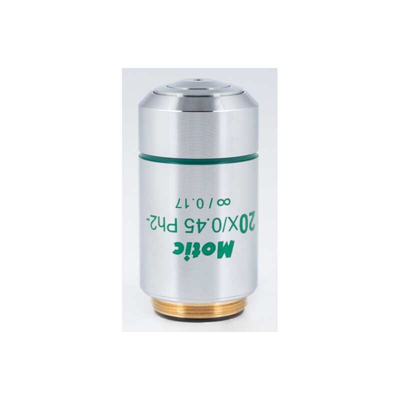 Motic CCIS Plan, achromatisch. Fase objectief neg. EC-H PLph 20x/0.45 (AA=0.9mm)