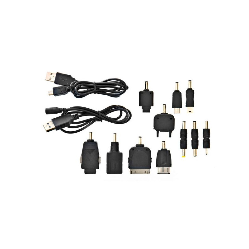 National Geographic Cargador solar de , 4-en-1