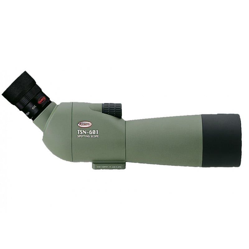 Kowa TSN-601 angled view spotting scope + TSE Z9B 20-60X zoom eyepiece