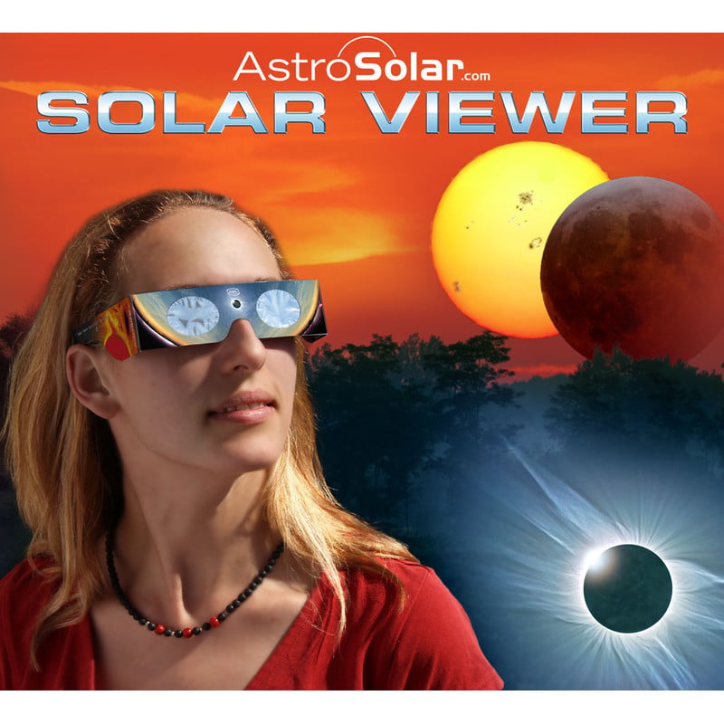 Baader Gafas para eclipses solares Sonnenfinsternis-Brille Sofi Solar Viewer AstroSolar® Silver/Gold 10 Stück