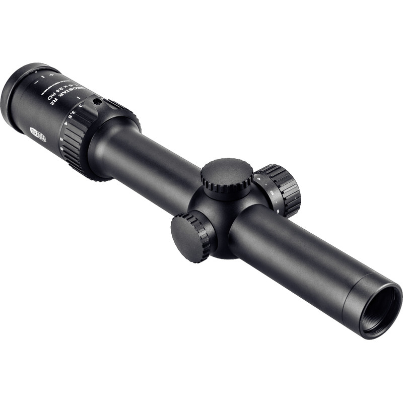 Meopta Riflescope Meostar R2 RD 1-6x24, K-DOT 2 illuminated reticule, rail telescopic sight