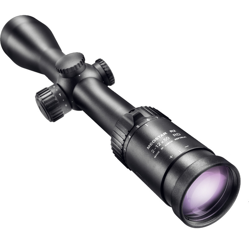 Meopta Riflescope Meostar R2 2-12x50 RD, 4C illuminated reticule telescopic sight, 30mm