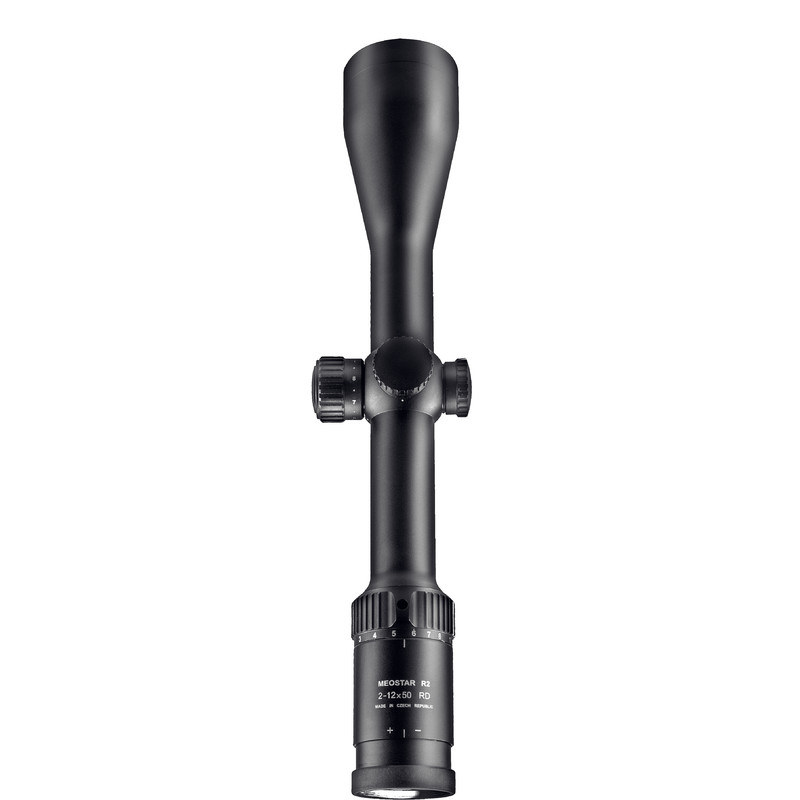 Meopta Riflescope Meostar R2 2-12x50 RD, 4C illuminated reticule telescopic sight, 30mm