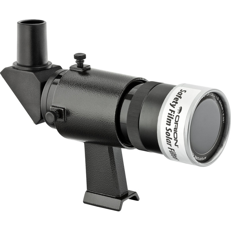 Orion 9x50 90 finder scope with solar filter