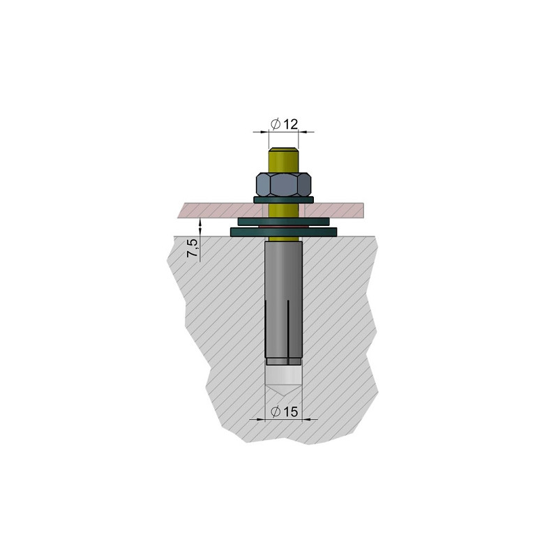 euro EMC Anchoring kit 1 for P200 observatory pier