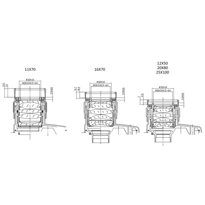 Omegon Binoculares Argus 20x80