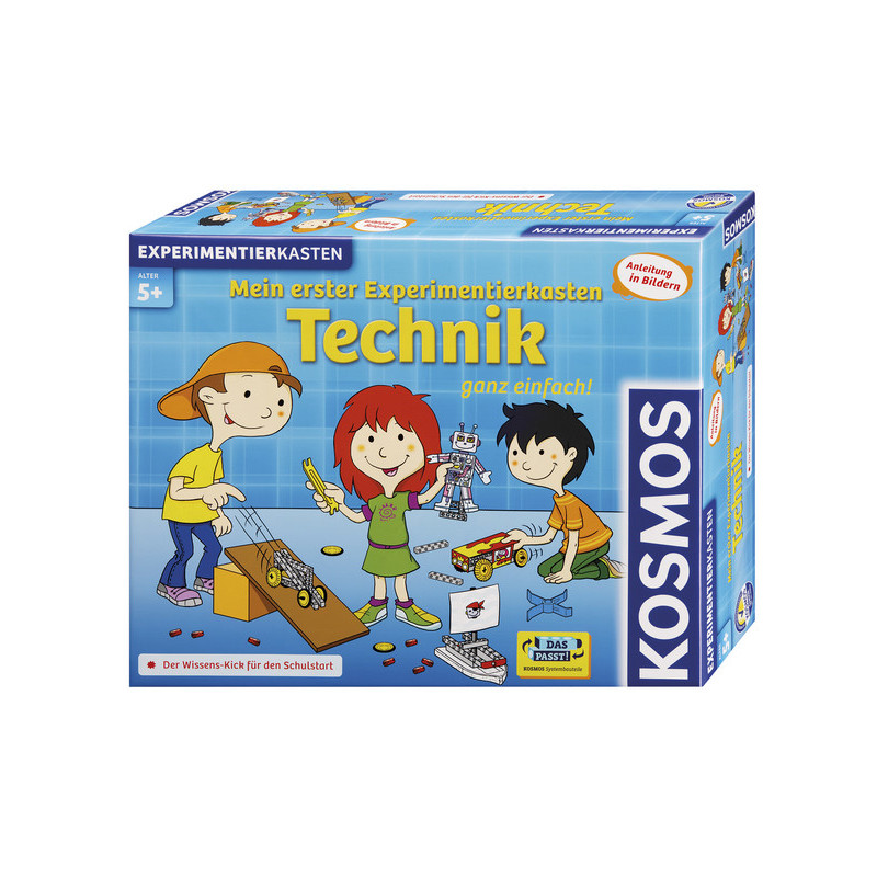Kosmos Verlag Kosmos uitgeverij, Mijn Eerste Experimenteerdoos - Techniek Heel Eenvoudig! (Duits)