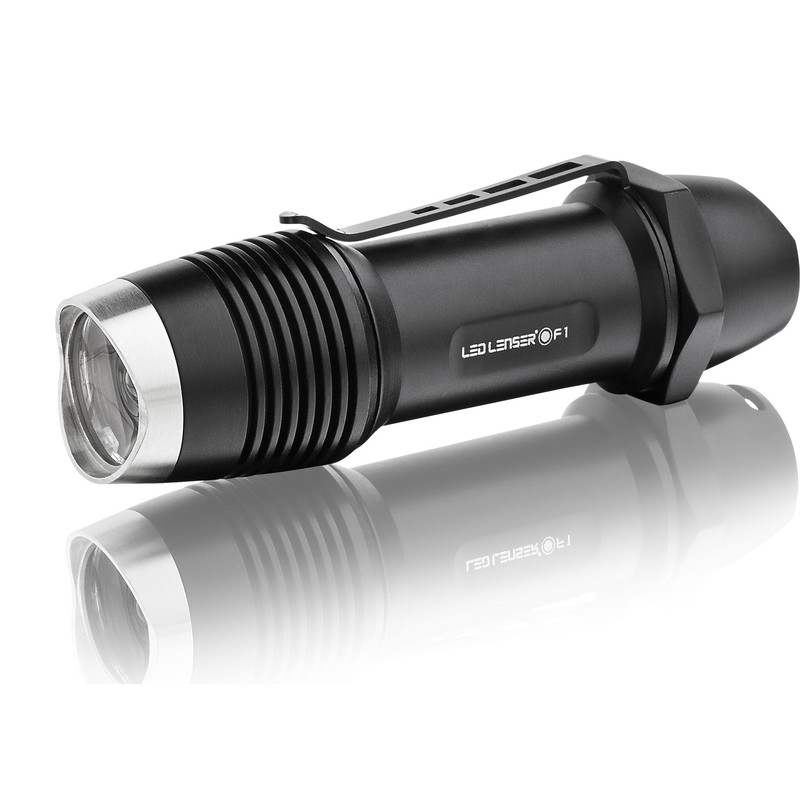 LED LENSER F1 torch, black