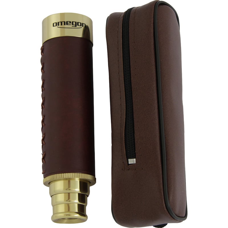 Omegon 12x30 brass telescope