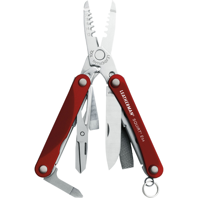 Leatherman Multitool SQUIRT ES4 Red