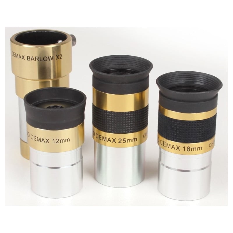 Coronado CEMAX Eyepiece set with 2x Barlow