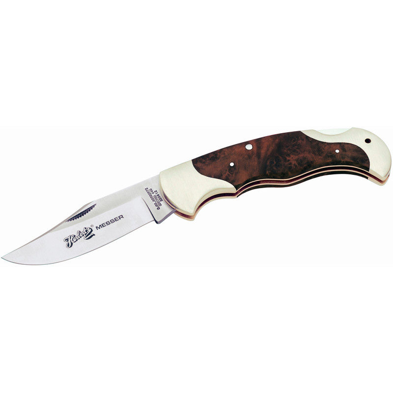 Herbertz Coltelli Coltello tascabile Diamond-Line, impugnatura in radica, n. 228612