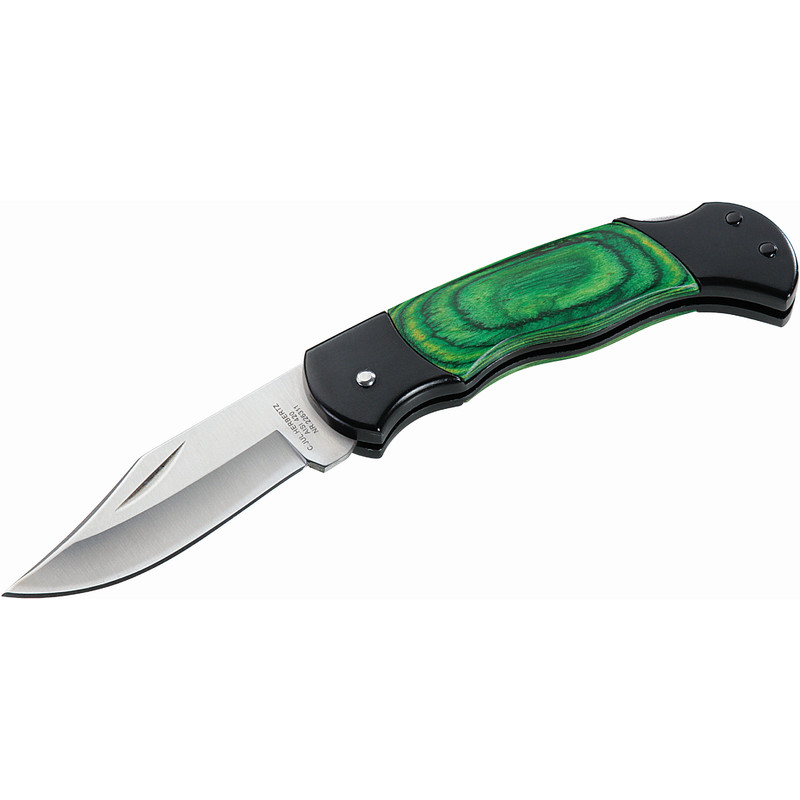 Herbertz Knives Pocket knife, Pakka wood grip, grey-green, No. 226311