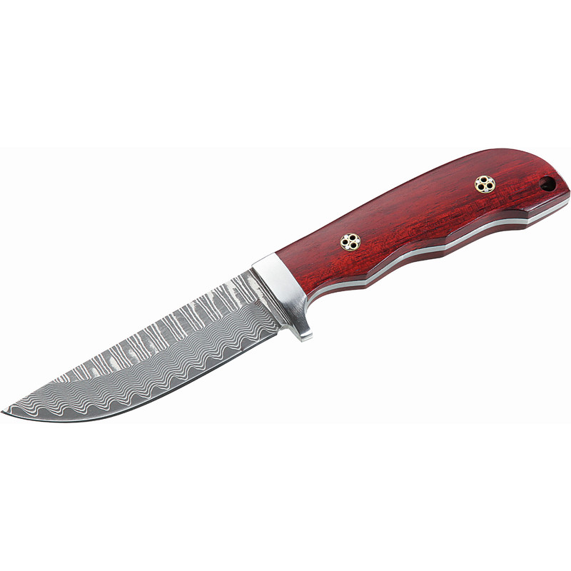 Herbertz Knives Damascene knife, rosewood grip, 112008