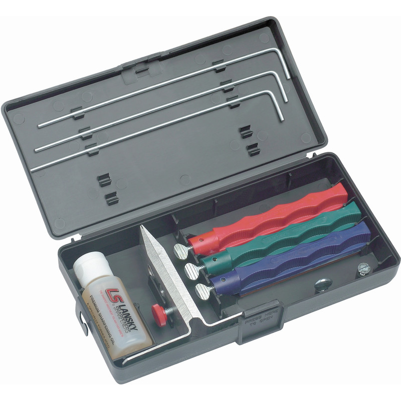 Lansky Sharpeners Lanksy sharpening set, with 3 sharpening stones