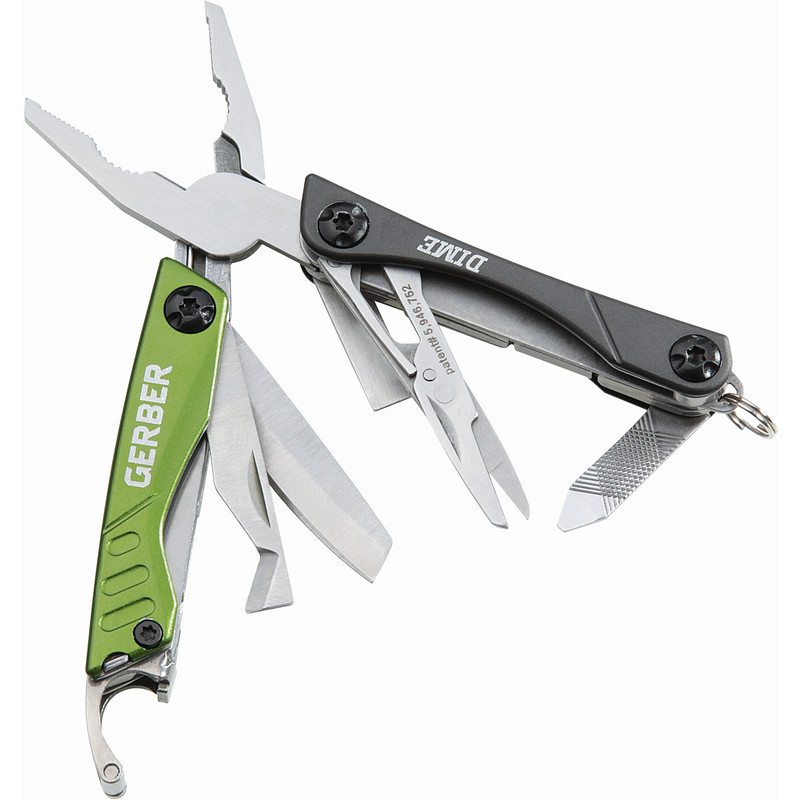 Gerber DIME mini multitool, grey-green