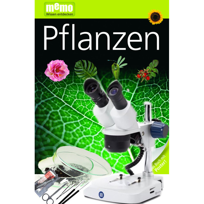 Euromex EDUBlue 1/3 ED 1302-P, microscope and plant set