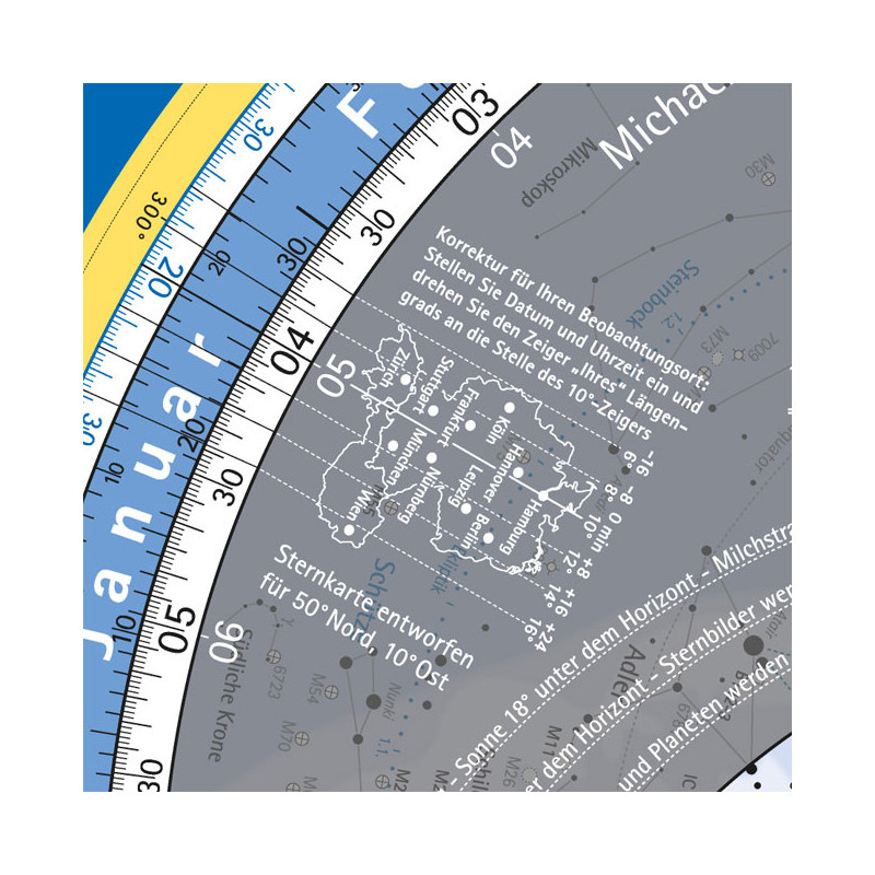 Oculum Verlag Carta del cielo girevole