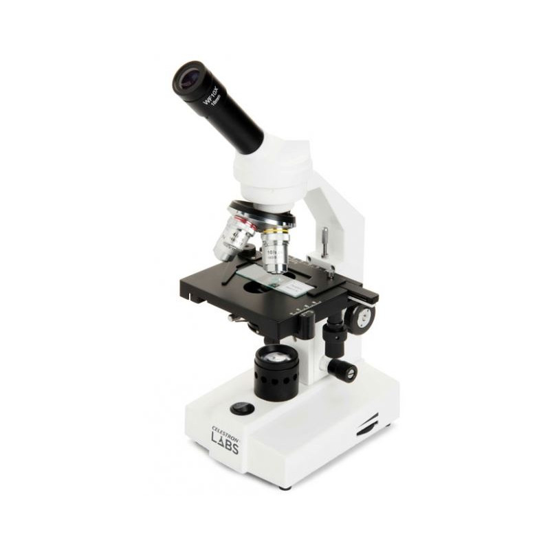 Celestron Microscope LABS CM2000CF, mono, 40x, 10x, 400x, 800x,1000x 2000x, LED