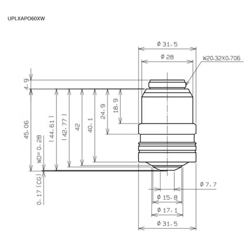 Evident Olympus Objectief UPLXAPO60XW/1.20