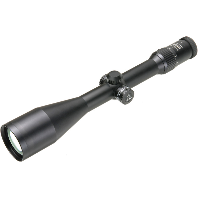 DOCTER Riflescope Classic 3-12x56 telescopic sight with prism rail, 4LK reticule