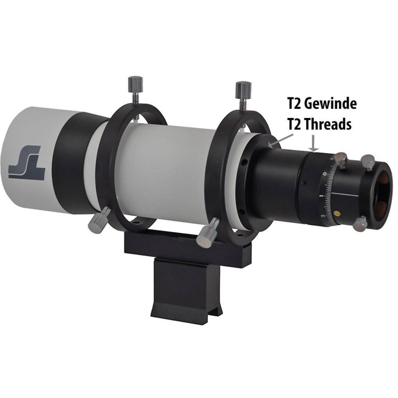 TS Optics Guidescope Tubo guía y buscador con microenfocador Deluxe de 60 mm
