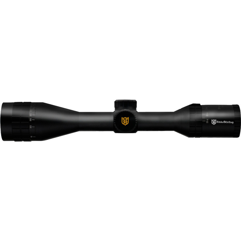 Nikko Stirling Riflescope Panamax 3-9x40, Adjustable Objective, Half Mil-Dot illuminated