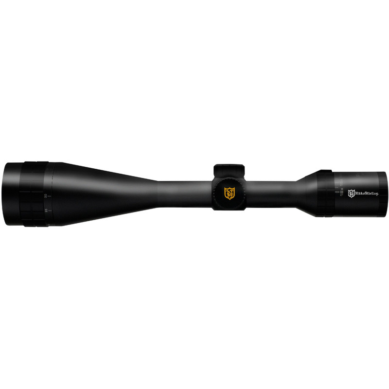 Nikko Stirling Riflescope Panamax Long Range 6-18x50, Adjustable Objective, Half Mil-Dot illuminated