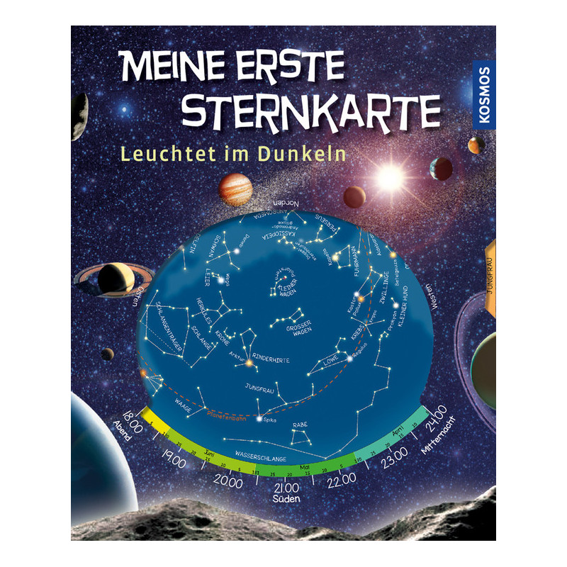 Kosmos Verlag Star chart Meine erste Sternkarte