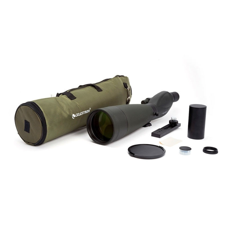 Celestron TrailSeeker 22-67x100 straight eyepiece spotting scope