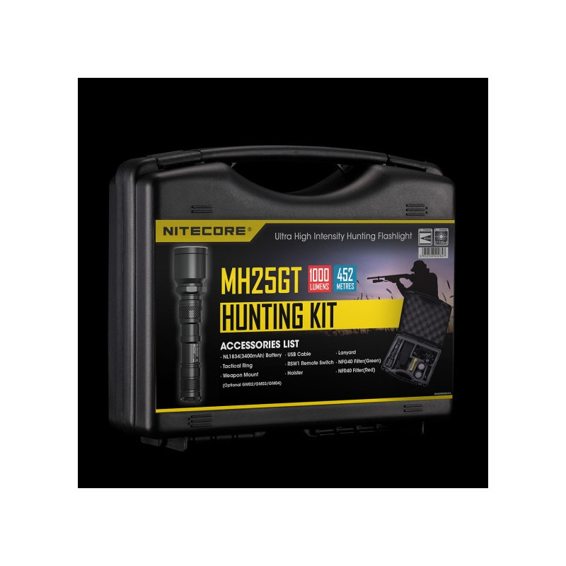 Nitecore Zaklamp MH25 GT jachtset