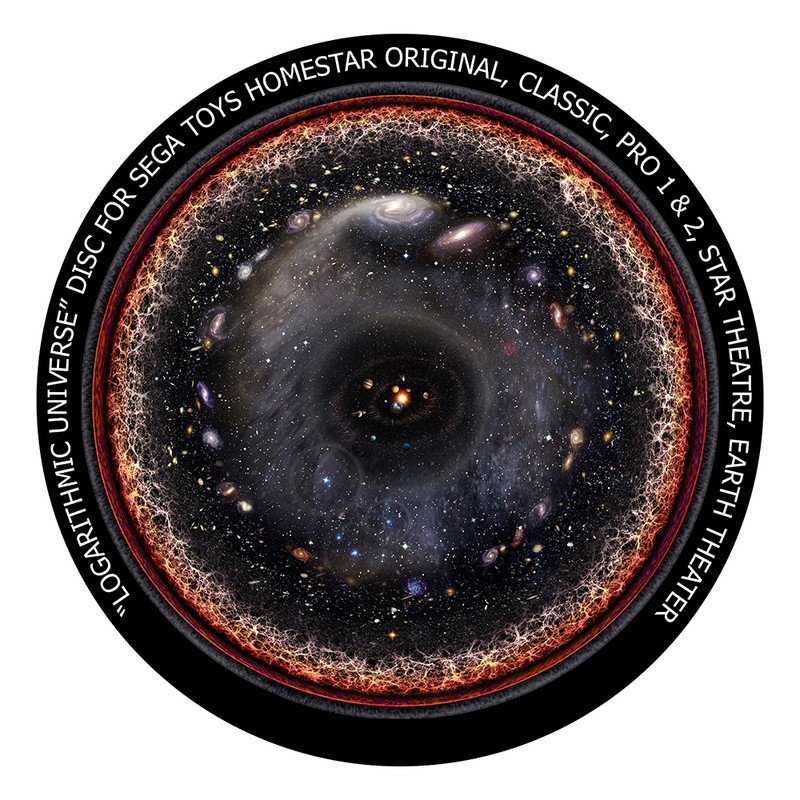 Redmark Projection disk of the history of the universe for Sega Homestar Pro planetarium