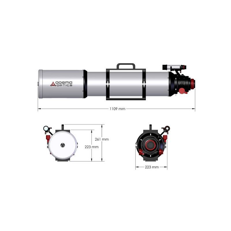 Agema Optics Apochromatic refractor AP 150/1200 SD 150 F8 OTA