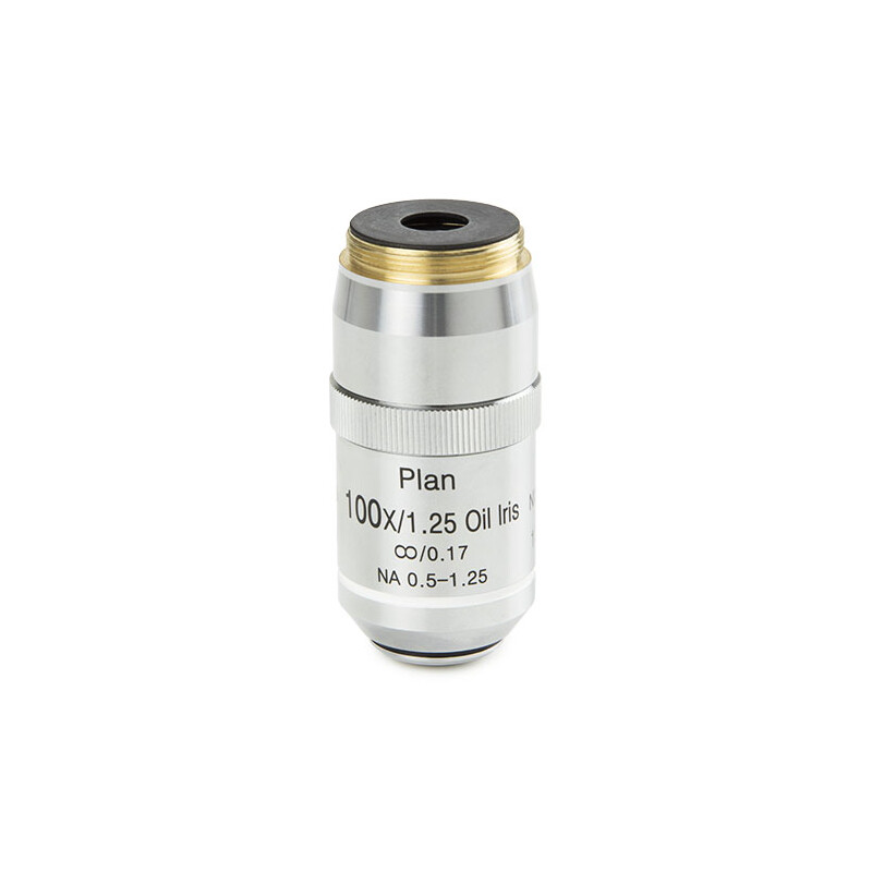 Euromex Objective DX.7200-I, 100x/1,25, wd 0,2 mm, plan infinity, iris diaphragm,  oil, S (DelphiX)