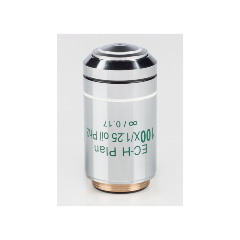 Motic Objetivo 100X / 1.25, wd 0.15 mm, CCIS, EC-H PL Ph, e-plan, pos. phase, oil, S