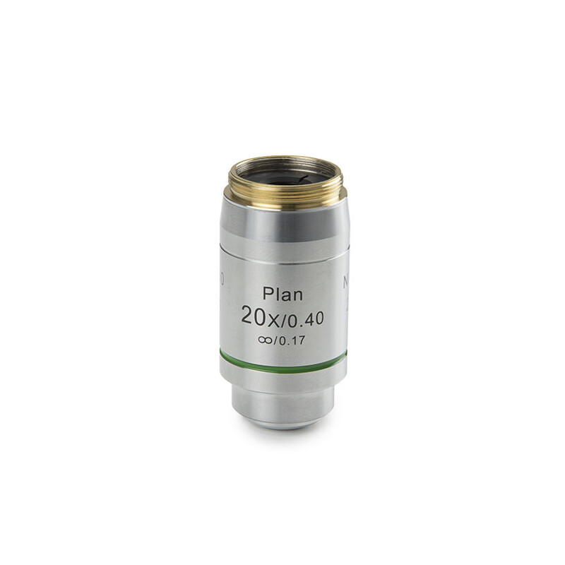 Euromex objectief DX.7220, 20x/0.40 Pli, plan, oneindig, w.d. 12 mm (Delphi-X)
