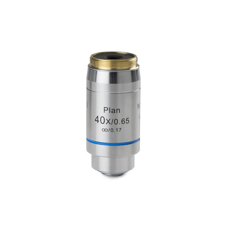 Euromex objectief DX.7240, 40x/0.65 Pli, plan, oneindig, S, w.d. 0.7 mm (Delphi-X)