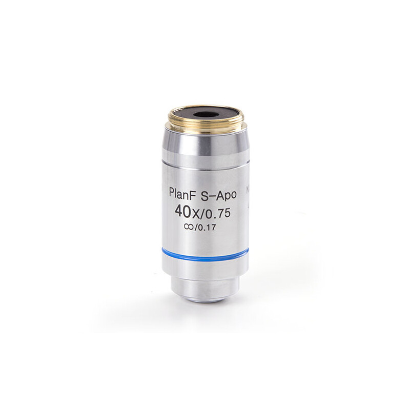 Euromex Objetivo DX.7340, 40x/0.75 PLFi APO, plan semi-apo, infinity, Fluarex, S, w.d. 0,7 mm (Delphi-X)