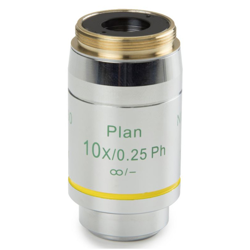 Objetivo Euromex DX.7710, 10x/0,25 PLPHi, plano, de fase, infinito (Delphi-X)
