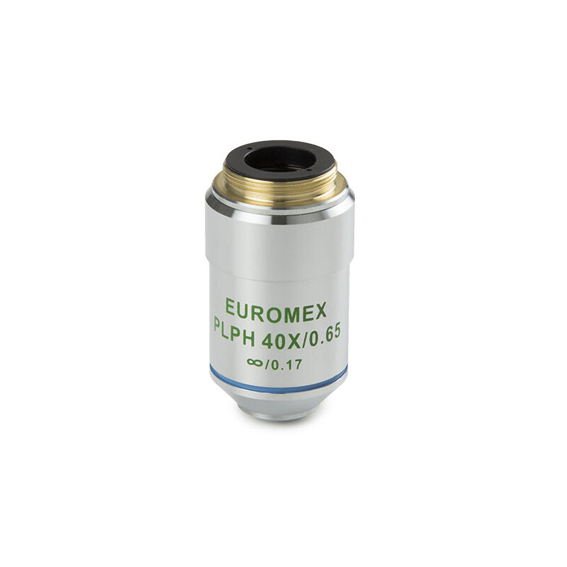 Euromex Objetivo AE.3130, S40x/0.65, w.d. 0,36 mm, PLPH IOS infinity, plan, phase (Oxion)