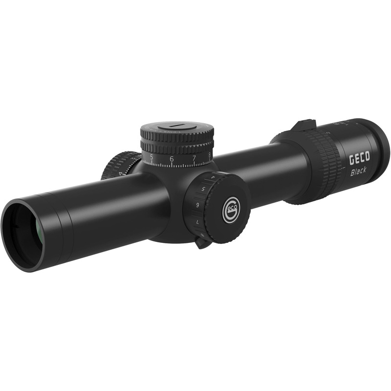 Geco Richtkijker BLACK 1-8x24i, Reticle Horseshoe illuminated