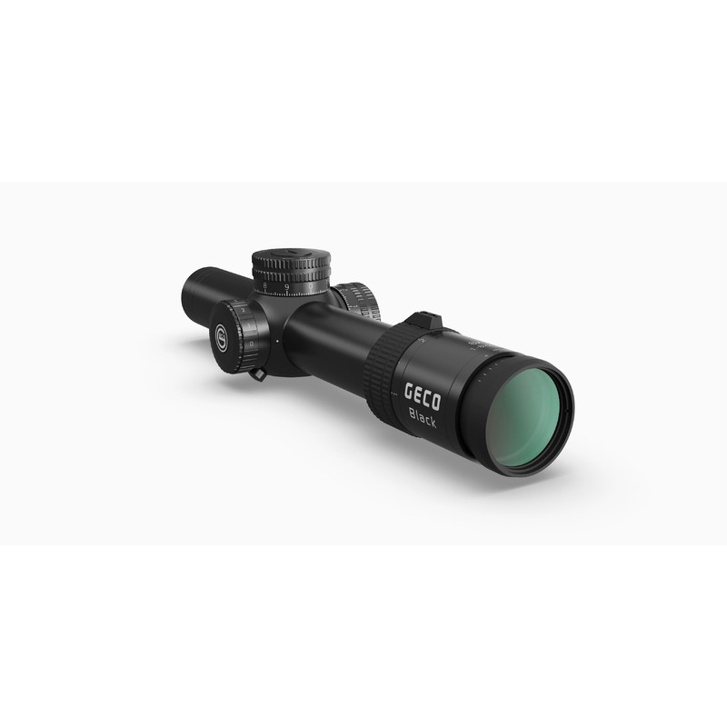 Geco Richtkijker BLACK 1-8x24i, Reticle Horseshoe illuminated