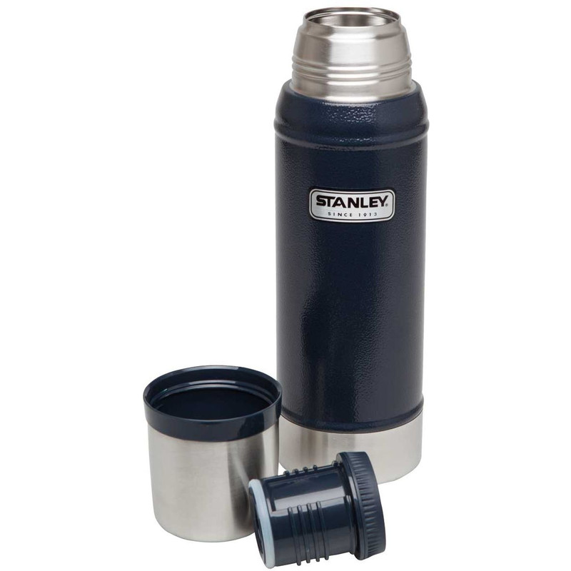 Stanley Classic 0.75 thermos - Black & Blue Shop